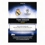 2025 Topps Chrome UEFA CC Toni Kroos Road to Glory Auto Black Refractor /10