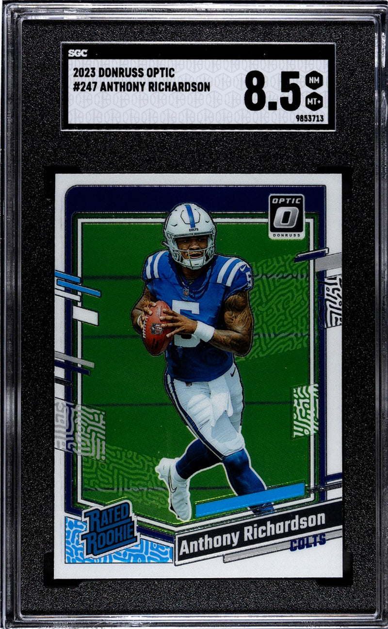 2023 Donruss Optic Anthony Richardson #247 RC SGC 8.5