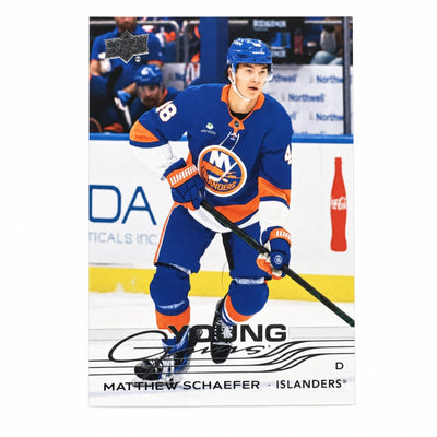 2025-26 Upper Deck Series 2 Matthew Schaefer #451 Young Guns Rookie RC