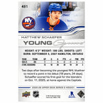 2025-26 Upper Deck Series 2 Matthew Schaefer #451 Young Guns Rookie RC
