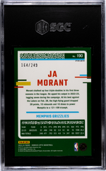 2023-24 Donruss Optic #190 Ja Morant Aqua Prizm /249 SGC 9.5