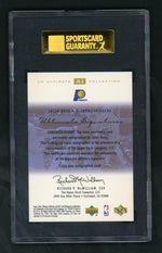 2000 Upper Deck Ultimate Collection JR-G Jalen Rose Ultimate Signatures Gold SGC 92 NM/MT+ Pacers Auto