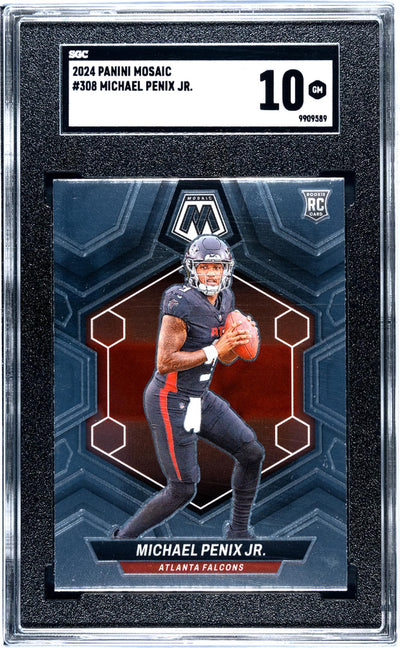 2024 Panini Mosaic #308 Michael Penix Jr. SGC 10