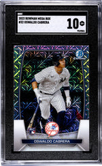 2023 Bowman Mega Box #32 Oswaldo Cabrera SGC 10