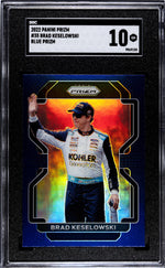 2022 Panini Prizm Blue Brad Keselowski #35 SGC 10