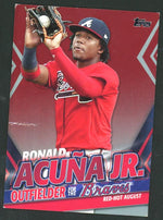 2020 Topps TRA-8 Ronald Acuña Jr. Red-Hot August /10 Braves
