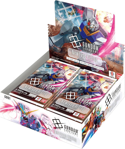 Bandai - Gundam Card Game: [BP01] New Type Rising Booster Display