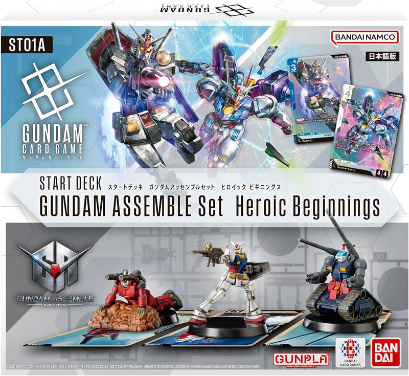 Bandai - Gundam Card Game: [ST01A] Heroic Beginnings Assemble Starter Display