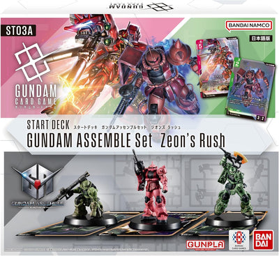 Bandai - Gundam Card Game: [ST03A] Zeon's Rush Assemble Starter Display