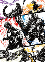 Godzilla Card Game: Sleeve + Card Set - Ink-Brushed Monster Rampage