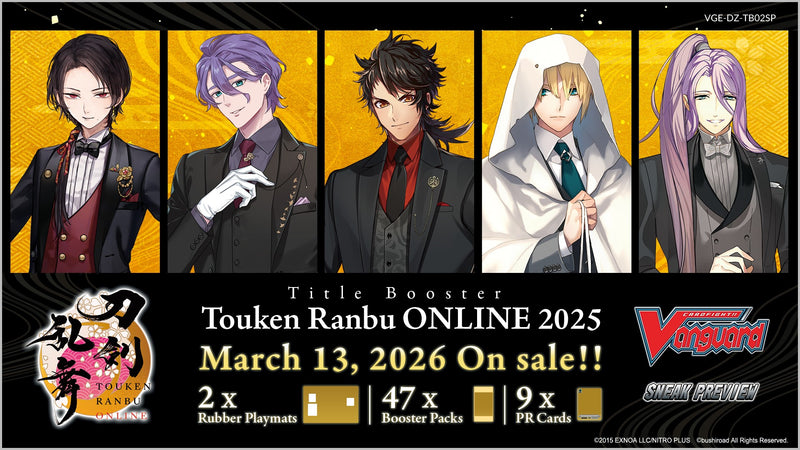 Cardfight Vanguard Divinez: TB02 - Touken Ranbu Online 2025 SP Kit