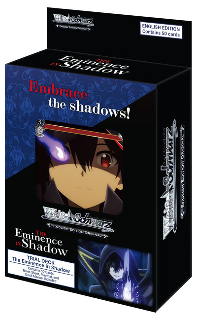 Weiss Schwarz: Eminence in Shadow Trial Deck Display
