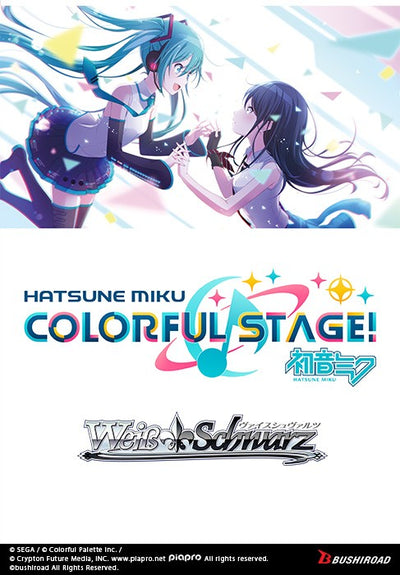 Weiss Schwarz: Hatsune Miku COLORFUL STAGE! Booster Display