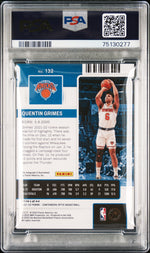 2021 Panini Contenders Optic Autograph Quentin Grimes #132 PSA 9