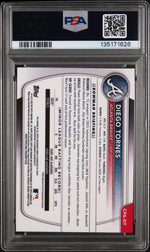 2025 Bowman Chrome Prospect Autograph Diego Tornes #CPADT PSA 9