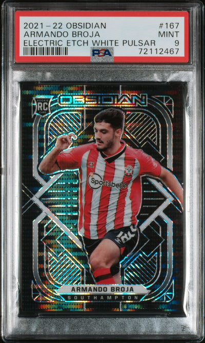 2021 Panini Obsidian Electric Etch White Pulsar Armando Broja #167 /11 11/11 PSA 9 72112467