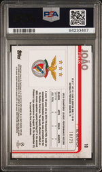 2018 Topps Chrome UEFA Champions League Orange Refractor Joao Felix #10 /25 PSA 8