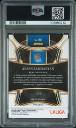 2023 Panini Select La Liga Green Arsen Zakharyan #180 /5 PSA 10