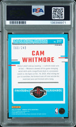 2023 Donruss Optic Rated Rookie Premium Box Set Cam Whitmore #217 /249 PSA 9
