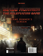 Blade Runner RPG: Game Runner Screen