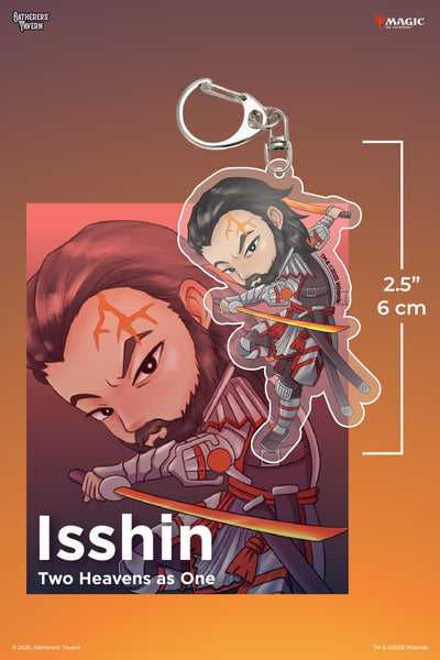 Gatherers' Tavern: Magic the Gathering - Isshin, Two Heavens As One Keychain