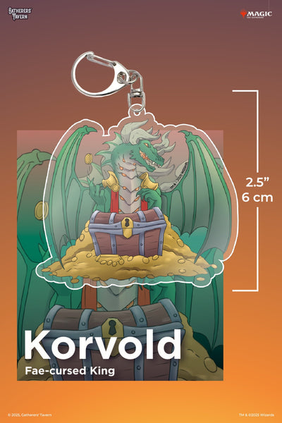 Gatherers' Tavern: Magic the Gathering - Korvold, Fae-Cursed King Keychain
