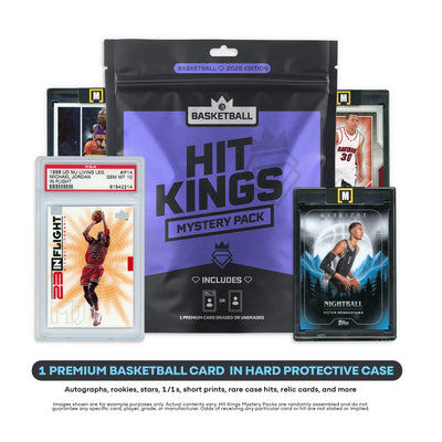 Hit Kings - NBA Basketball Mystery Pack Premium Hit $50-$500 Graded Or Raw
