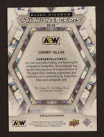 2024 Upper Deck AEW Black Diamond Sparkling Scripts Darby Allin #SS-DA Auto