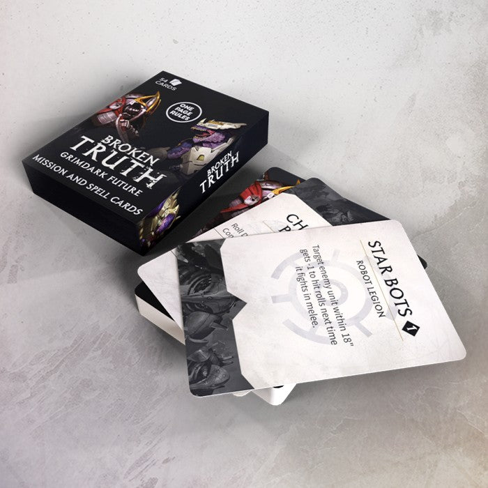 One Page Rules: Grimdark Future - Mission & Spell Cards