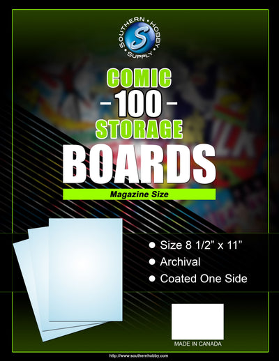 Backing Boards Magazine 100-Count Packaged