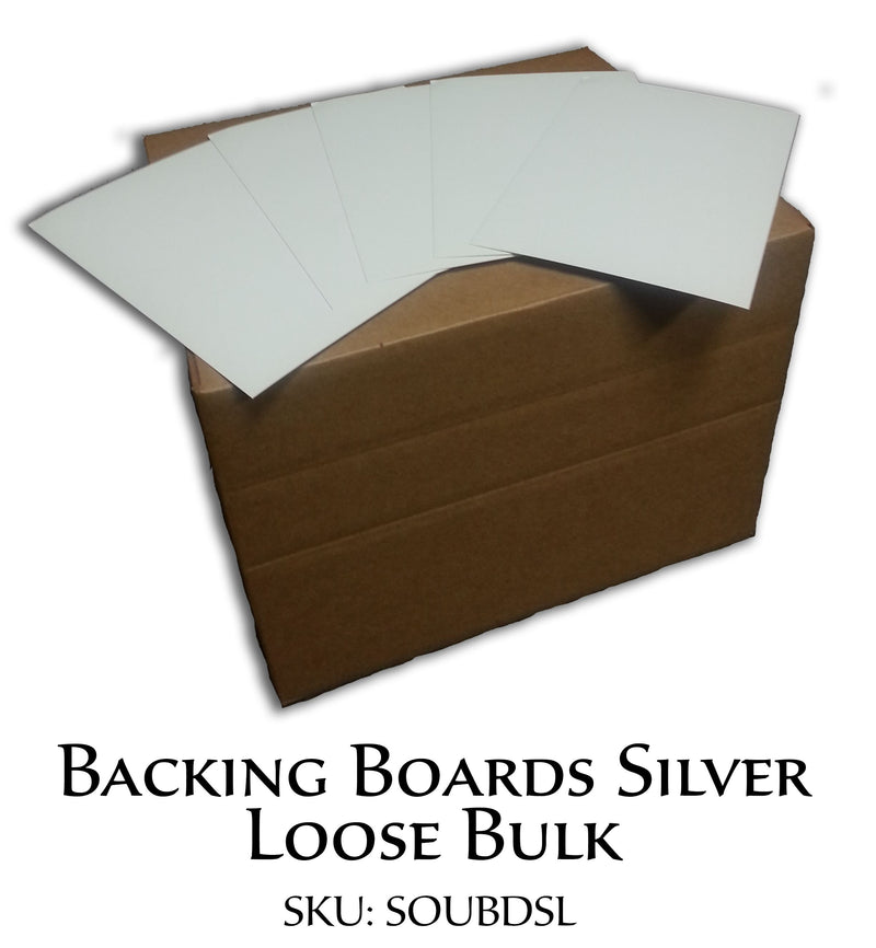 Backing Boards Silver Loose Bulk 1000 per Case