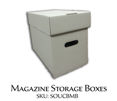 Cardboard Magazine Storage Box(15 Per Bundle)