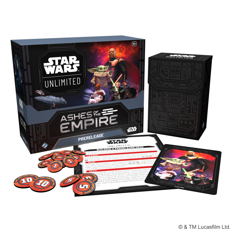 Star Wars: Unlimited - Ashes of the Empire Prerelease Case (8 Boxes)