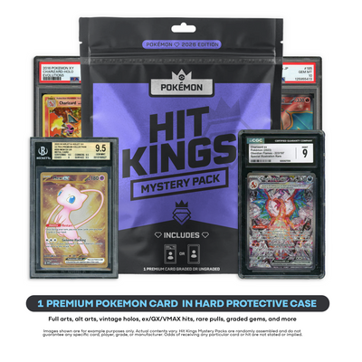 Hit Kings - Pokemon Mystery Pack Premium Hit $50-$500 Value Graded Or Raw
