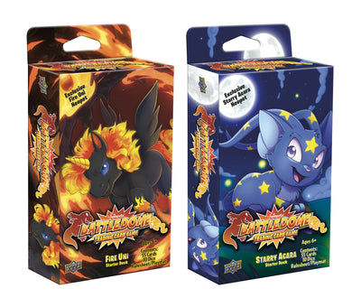 Neopets Battledome TCG: Fire Uni & Starry Acara Starter Box Display