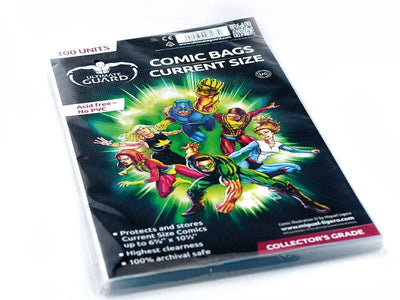 Ultimate Guard Comic Bags Current Size