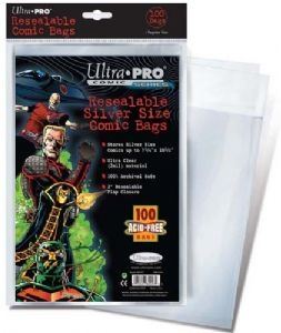 Ultra Pro Comic: Resealable Bags - Silver 100CT