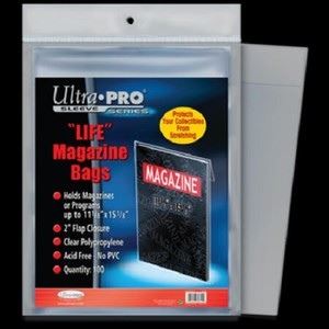 Ultra Pro Comic: Bags - Life Magazine 100CT