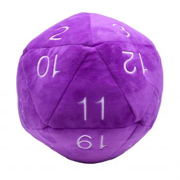 Ultra Pro: Jumbo D20 Plush - Purple with White Numbers
