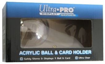 Ultra Pro Display: Acrylic Ball & Card Holder