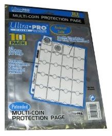 Ultra Pro: 20-Pocket Coin Pages 10CT