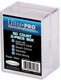 Ultra Pro: 2-Piece Storage Box 50CT
