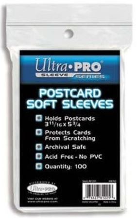 Ultra Pro: Postcard Soft Sleeves 100CT