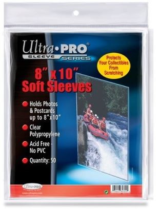 Ultra Pro: 8 x 10-inch Soft Sleeves 50CT