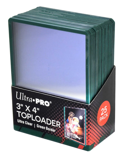 Ultra Pro: Standard 3 x 4-Inch Green Top Loader