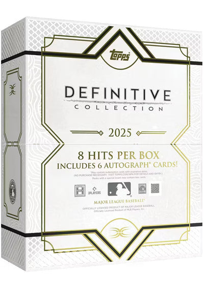 2025 Topps Definitive Baseball Hobby Box
