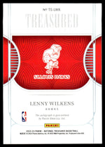 2022 Panini National Treasures Treasured Lenny Wilkens #TS-LWK Auto /25