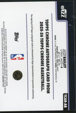 2025 Topps Chrome Purple Ace Bailey #TCAR-AB RC Auto /75