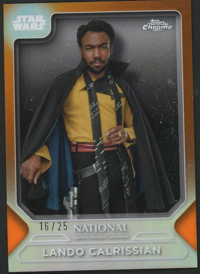 2018 Topps Chrome National Lando Calrissian #SW-12 /25