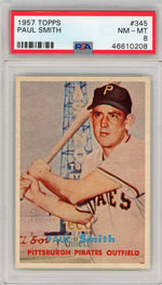 1957 Topps Paul Smith #345 PSA 8